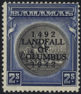 1942 Landfall 2s Black & Indigo, M With Large Part O.g. Showing R2/12 Variety Stop After 'COLUMBUS' Centred High To Righ - Other & Unclassified