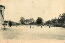 Nancy * école Pensionnat De Santifontaine , Cour * Jeux D'enfants * Au Dos CACHET ! - Nancy