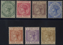 1886-87 CCA Set, O.g, SG.8/14. Cat. £600 - Other & Unclassified