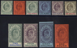 1903 CCA Set, Fine M, SG.46/55. (10) Cat. £1200 - Other & Unclassified