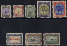 1945 Pictorial Set To 2k UM, Gum A Little Toned (5o Value Creased) SG.8/15, Cat. £300 (8) - Other & Unclassified