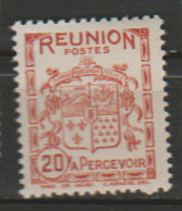 REUNION           N° YVERT  : TAXE 19 NEUF AVEC CHARNIERES  ( CHARN 02/37 ) - Postage Due