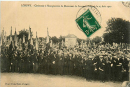 Longwy * Cérémonie à L'inauguration Du Monument Du Souvenir Français Le 25 Aout 1912 - Longwy