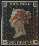 Plate 3 AB, Four Margins, Fine Red MC. (1) - Unclassified