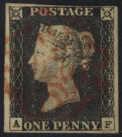 Plate 3 AF, Clear To Large Margins, Fine Red MC. (1) - Non Classificati
