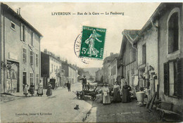 Liverdun * étameur Quincaillerie , Le Faubourg , Rue De La Gare * Villageois - Liverdun