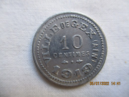 France: Gex  Jeton 10 Centimes 1919 - Monétaires / De Nécessité