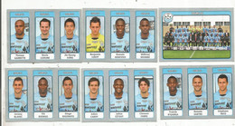 Sticker ,vignette , PANINI , FOOT 2011-12 , TOURS FC , LOT DE 6 VIGNETTES - Französische Ausgabe