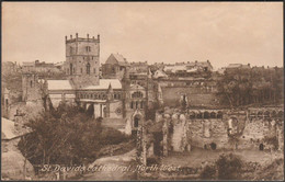 St David's Cathedral, North West, Pembrokeshire, C.1920 - Mendus Postcard - Pembrokeshire