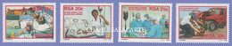 SOUTH AFRICA  1986  BLOOD DONER CAMPAIGN  S.G. 594-597  U.M. - Nuevos