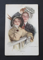 Carte Postale Illustrateur Harrison Fisher N° 773 Farewell Ed. Reinthal & Newman NY Artist Signed Postcard - Fisher, Harrison