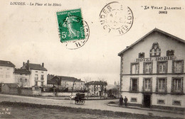 LOUDES LA PLACE ET LES HOTELS " HOTEL BORIE " - Loudes