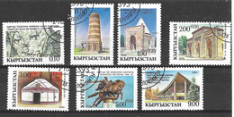 KIRGHIZSTAN - 1993 - SERIE TURISTICA - SERIE 7 VALORI USATA - (YVERT 5\11 - MICHEL 5\11) - Kyrgyzstan