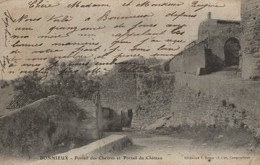 84 BONNIEUX PORTAIL DES CHEVRES ET PORTAIL DU CHATEAU CPA BON ETAT - Bonnieux