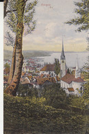 CPA HORGEN- PARTIAL TOWN PANORAMA, LAKE ZURICH - Horgen