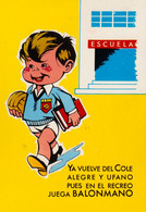 BALONMANO / HANDBALL / PALLAMANO - CARTE POSTALE HUMORISTIQUE PUBLICITAIRE / COMIC ADVERTISING POSTCARD - SPAIN (aj999) - Balonmano