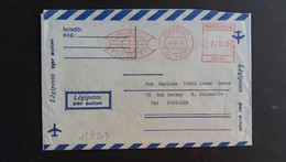 LETTRE Par Avion Pour La FRANCE EMA à 02800 Du 89 XII 16 BUDAPEST + HUNGAROTEX - Covers & Documents