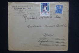 FRANCE - Vignette Contre La Tuberculose Sur Enveloppe De Roubaix En 1929 - L 127481 - Brieven En Documenten