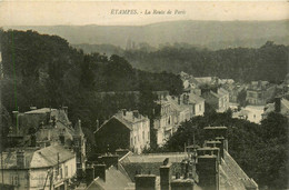 étampes * Vue Sur La Commune Et La Route De Paris - Etampes