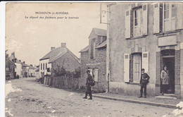 Cpa-44- Moisdon La Riviere -animée- Depart Des Facteurs Pour La Tournée -edi Belge - Moisdon La Riviere