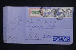 CONGO BELGE - Enveloppe De Leopoldville Pour Londres En 1957 - L 127483 - Brieven En Documenten