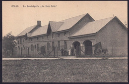 +++ CPA - OMAL - La Boulangerie " Le Bon Pain " - Charrette Avec Publicité  // - Geer