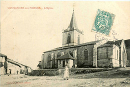 Cousances Aux Forges * 1907 * Place Et église Du Village * Villageois - Otros & Sin Clasificación