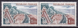 FR7325 - FRANCE – 1962 – LE TOUQUET - VARIETIES - Y&T # 1355/1355d MNH 30,70 € - Unused Stamps
