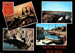 SAINT PIERRE Sur MER Souvenir    (recto-verso) 11 Aude - Other & Unclassified