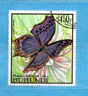 (Us3) ) BURUNDI °1968 - FARFALLE -PAPILLONS. Yvert. 285.  Usato, Used. - Oblitérés