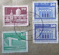 Germany - DDR - 1980/81 - 10 /50(2x) /70 Pf - Mi:DD 2484v,2549,2602v  Yt:DD 2146,2202,2256 O - Look Scan - Gebraucht