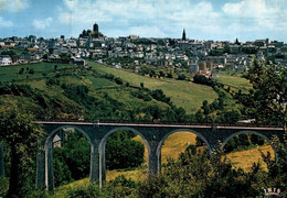 RODEZ Vue Générale Et Le Viaduc De La Gascarie   (recto-verso) 12 Aveyron - Rodez