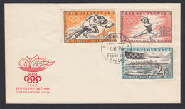 CZ Czechoslovakia Czech Republic 1960 First Day Cover Olympics Prague FDI - FDC