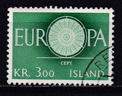 ICELAND, 1960, Used Stamp(s) , Europe CEPT, Michel Nr(s).  343, Scannr. 22446 - Oblitérés