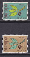 ICELAND, 1965, Used Stamp(s) , Europe CEPT, Michel Nr(s).  395-396, Scannr. 22463 - Oblitérés