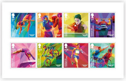 GB UK New 2022 Birmingham CWG Commonwealth Games Postcards Bicycle, Bicycling, Cycling, Basketball , Athletics MNH (**) - Unclassified