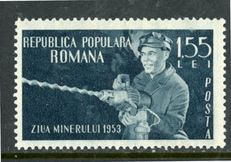 Romania MH 1953 Miner's Day - Ongebruikt