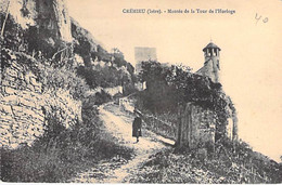 38 - CREMIEU : Montée De La Tour De L'Horloge - CPA - Isère - Crémieu