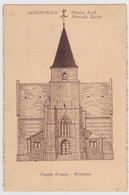 Oombergen - Nieuwe Kerk - Westkant - Tekening - Zottegem