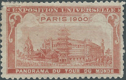 France - Paris 1900 UNIVERSAL EXHIBITION.Panorama Du Tour Du Monde,(Small Flaw In Perforation) - 1900 – Pariis (France)