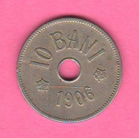 Romania 10 Bani 1906 Romanie Nichel Coin King Carl I° - Romania