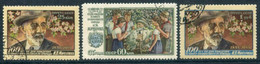 SOVIET UNION 1956 Michurin Birth Centenary Used  Michel 1836-38 - Oblitérés