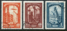 SOVIET UNION 1956 Construction Worker's Day Used  Michel 1864, 1892-93 - Gebraucht