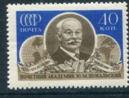 SOVIET UNION 1956 Shokalski Birth Centenary MNH / **.  Michel 1903 - Ungebraucht