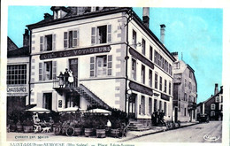 SAINT LOUP SUR SEMOUSE PLACE LEON JACQUEZ HOTEL DES VOYAGEURS COLORISEE - Saint-Loup-sur-Semouse