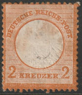 Germany 1872 Sc 22 Mi 24 MH* Faulty Partial Gum Large Thin - Ungebraucht