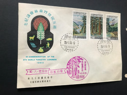 1960 China 5th World Forestry Congress 3 Covers Slight Creases See Photos - Storia Postale