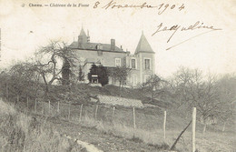 72 Chenu Chateau De La Fosse 1904 - Andere & Zonder Classificatie