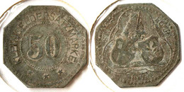FULDA 50 Pfennig 1917 Kleingeldersatz Notgeld Zink Funk 146.2A    (n802 - Other & Unclassified