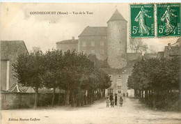 Gondrecourt * 1909 * Rue Et Vue De La Tour * Enfants Villageois - Gondrecourt Le Chateau